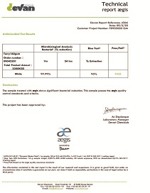 Anti Bacterial(Anti Mites)Report