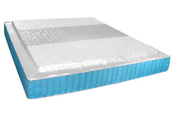 3 Zone With Border Top & Bottom Fabric High Low Mattress Pocket Coil PS020