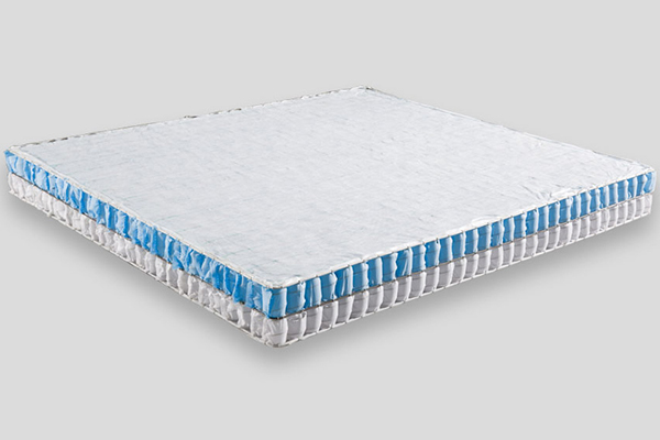 3 Zone With Border Top & Bottom Fabric Double Layers Mattress Pocket Coil PS022