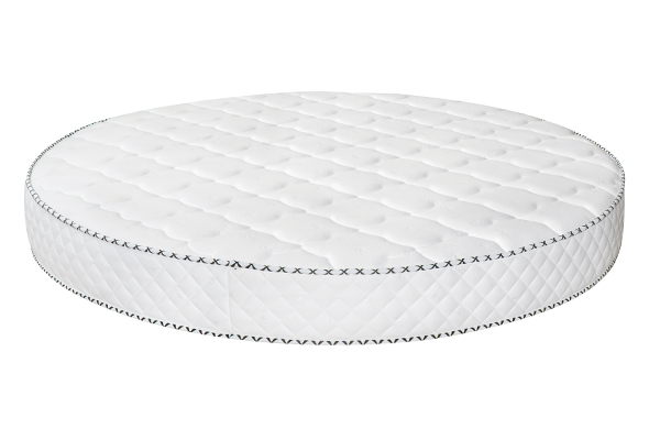 Soft Pressure Relief Latex Foam Pocket Spring Round Bed Mattress 2031